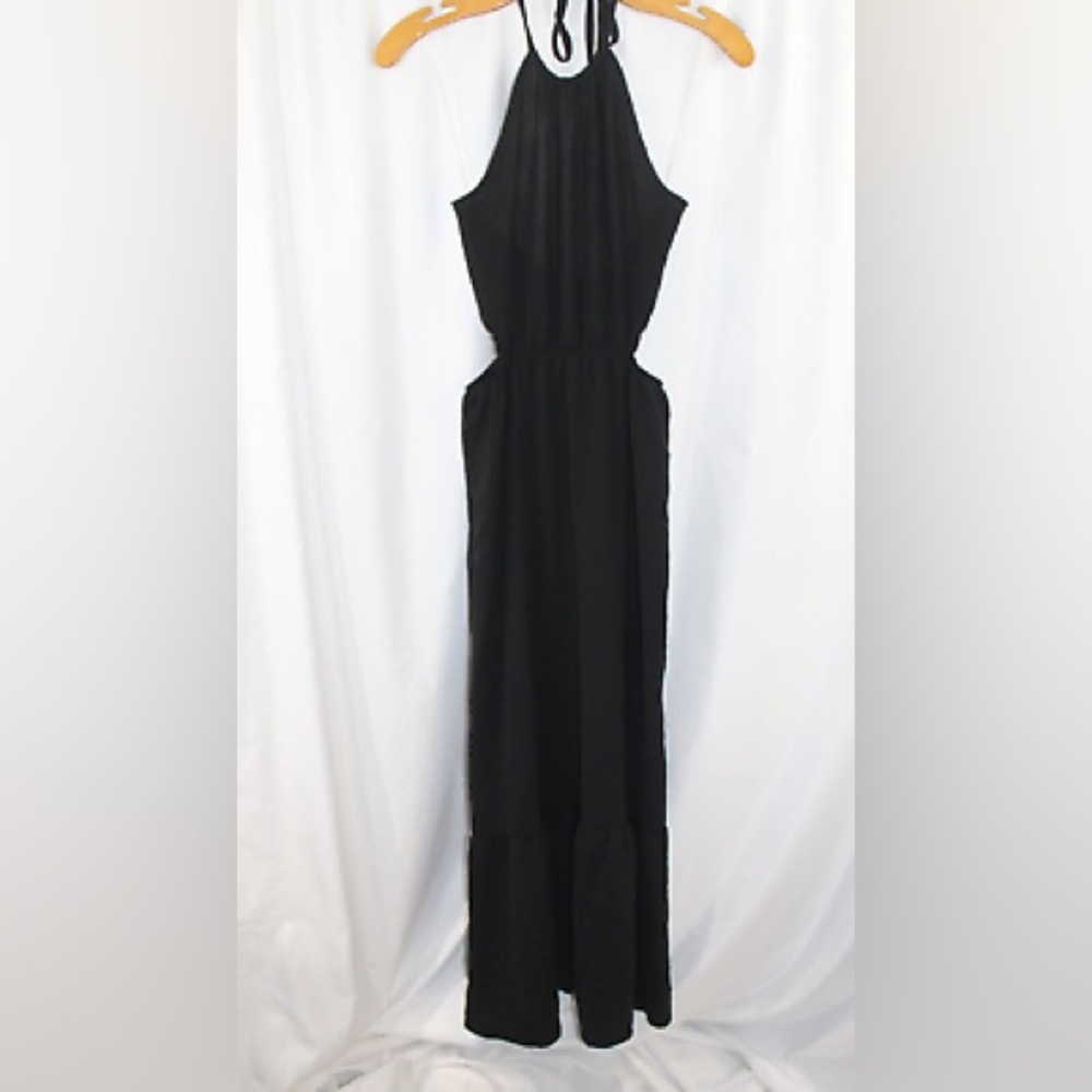 Black cut out sundress